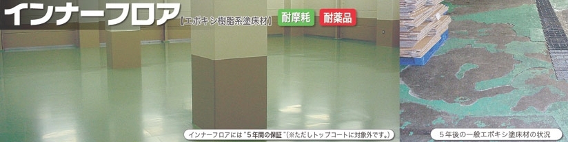 インナーフロア【エポキシ樹脂系塗床材】